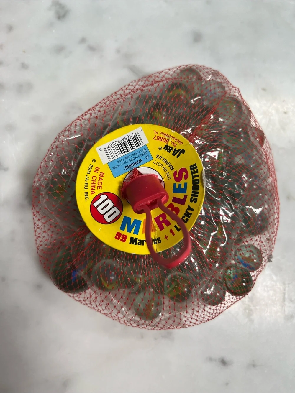 Vintage Marbles Bag Includes 99 Plus 1 Lucky Shooter Sealed Toy